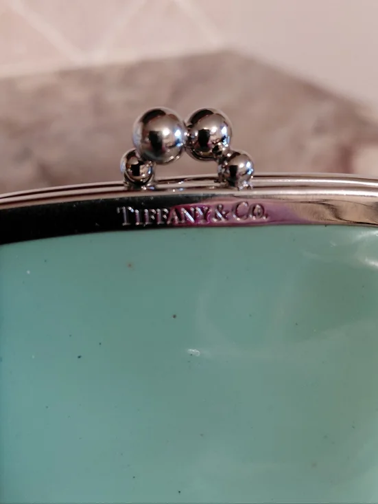 Tiffany & Co. Patent Leather Kiss Lock Coin Purse In Tiffany Blue - Picture 3 of 9